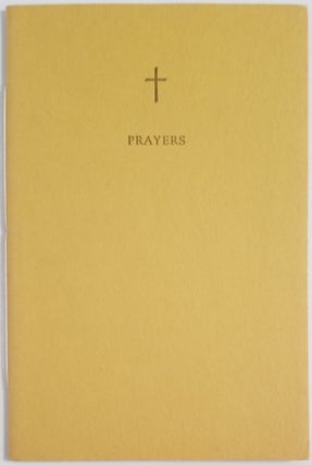 Book #22350] PRAYERS. Richard Deutch