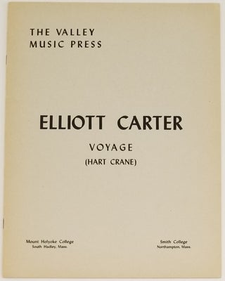Book #26932] VOYAGE. A Poem. With a Commentary on the Poem by the Composer. Hart Crane, Elliott...