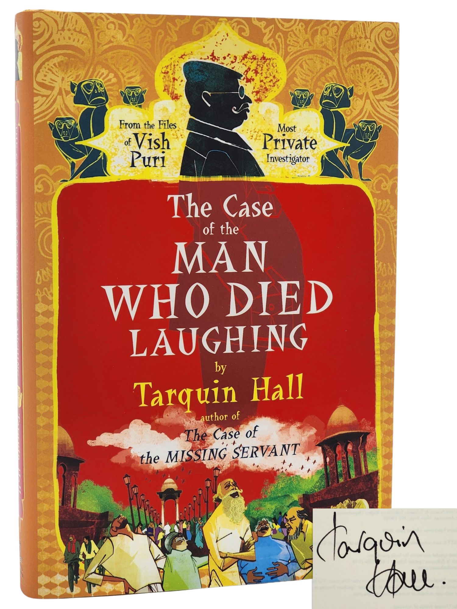 [Book #27215] THE CASE OF THE MAN WHO DIED LAUGHING. Tarquin Hall.
