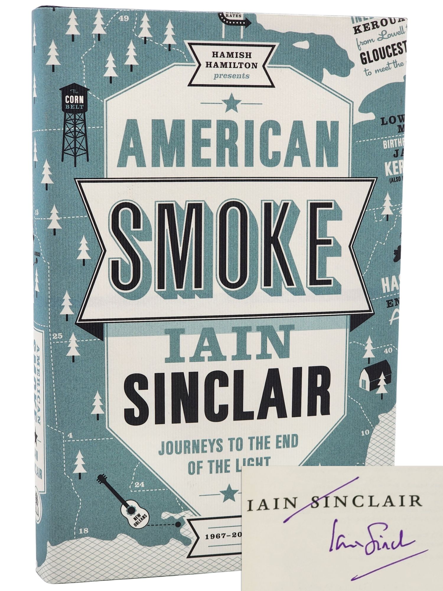[Book #27223] AMERICAN SMOKE. Journeys To the End of the Light. Iain Sinclair.