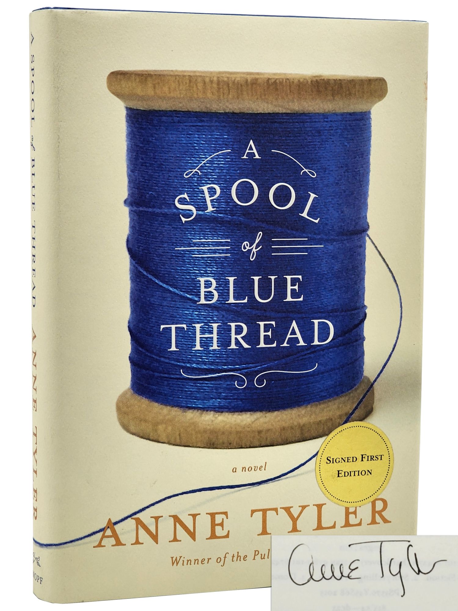 [Book #27294] A SPOOL OF BLUE THREAD. Anne Tyler.