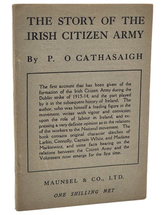 Book #27901] THE STORY OF THE IRISH CITIZEN ARMY. Sean O'Casey