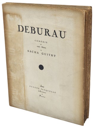 DEBURAU (INSCRIBED ASSOCIATION COPY of the 1918 French Trade Edition, and a copy the 1921 English Translation Edition)