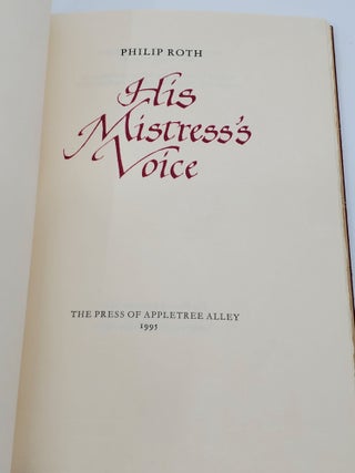 HIS MISTRESS'S VOICE [SIGNED LIMITED]