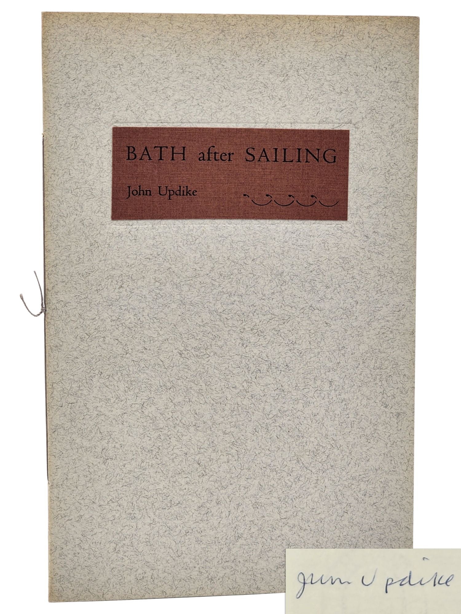 [Book #29425] BATH AFTER SAILING. John Updike.