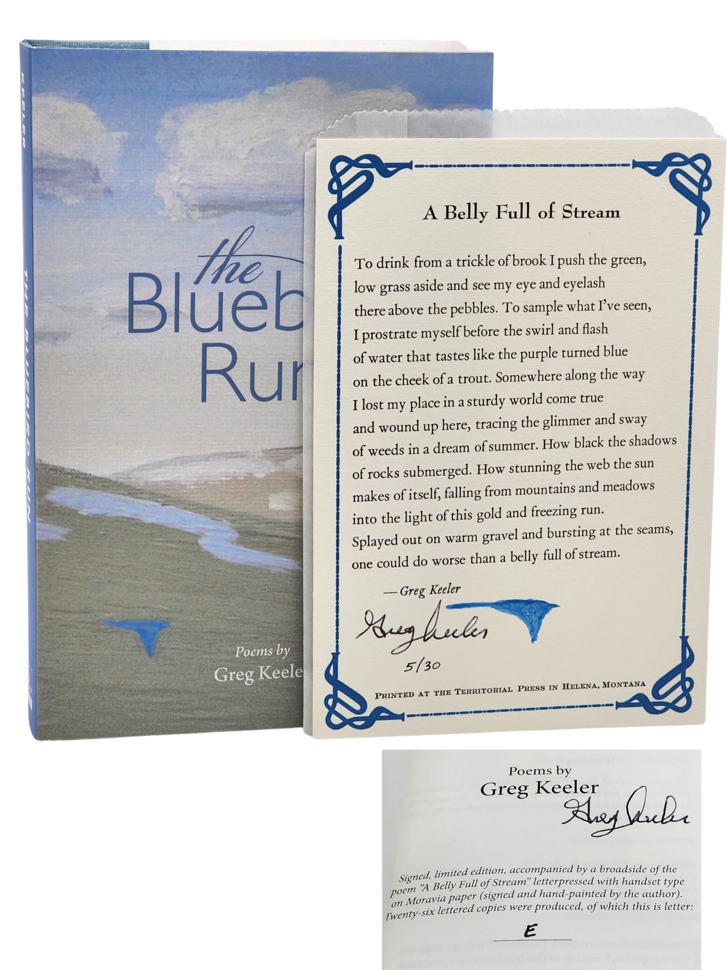[Book #29464] THE BLUEBIRD RUN. Greg Keeler.