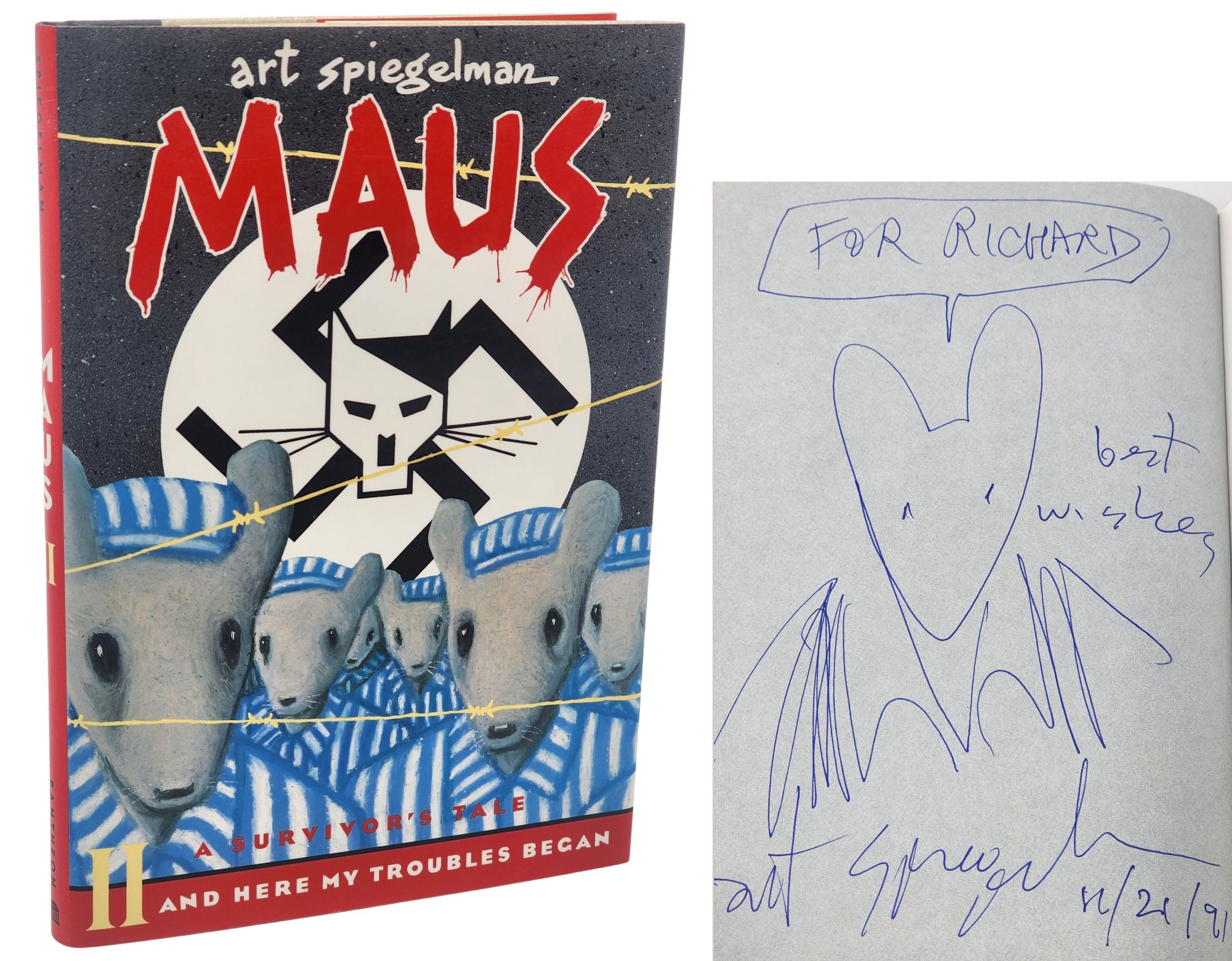 [Book #30448] MAUS II: A SURIVIVOR'S TALE: AND HERE MY TROUBLES BEGAN. Art Spiegelman.