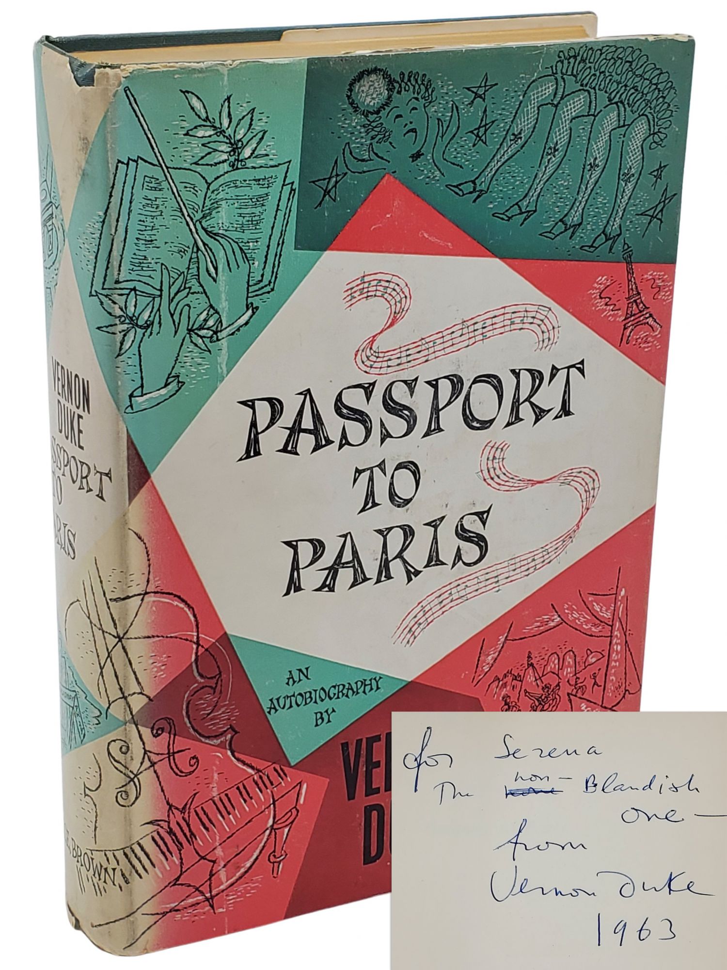 [Book #50523] PASSPORT TO PARIS. Vernon Duke.