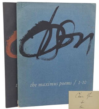 Book #50625] THE MAXIMUS POEMS / 1-10 / 11-12 [VOL. 2 INSCRIBED]. Charles Olson
