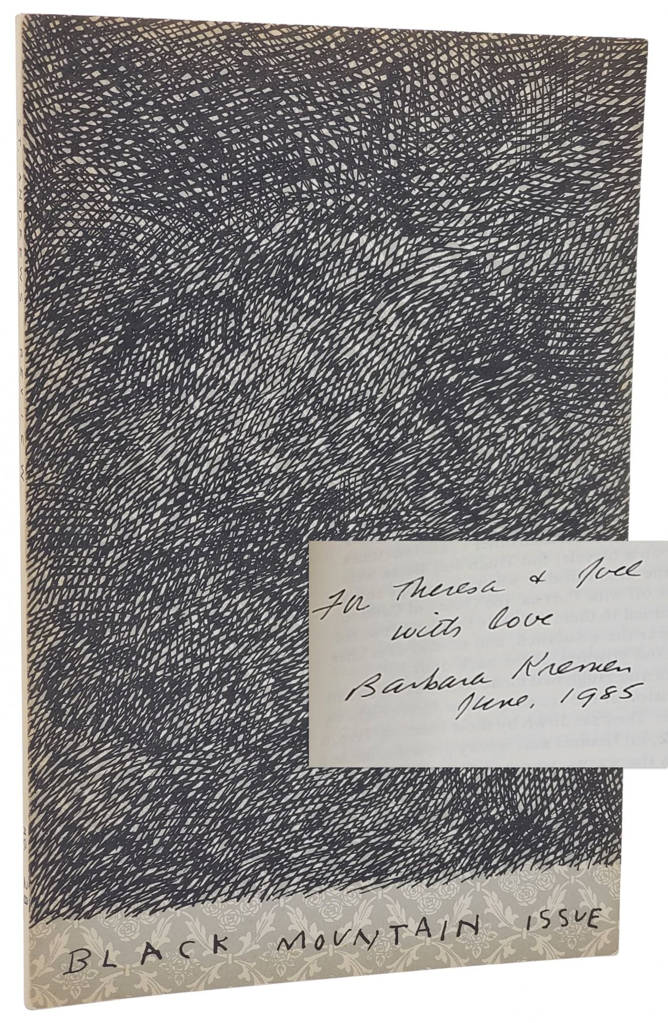 [Book #50638] ST. ANDREWS REVIEW - ISSUE NO. 28 - BLACK MOUNTAIN ISSUE - TREE TROVE - [INSCRIBED WITH HANDWRITTEN NOTE TO JOEL OPPENHEIMER]. Barbara Kremen.