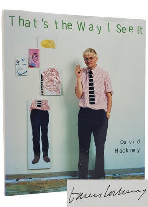 Book #50686] THAT'S THE WAY I SEE IT. David Hockney
