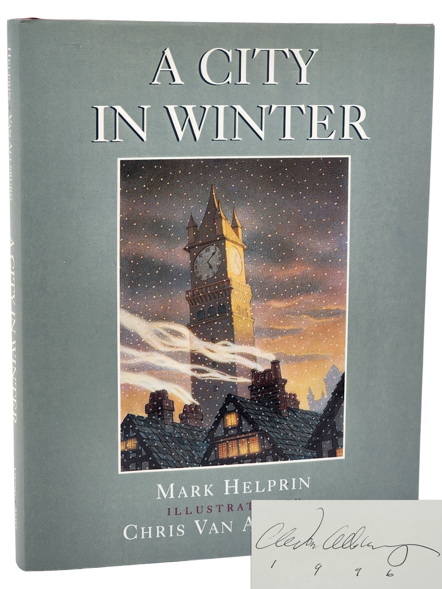 [Book #50823] A CITY'S WINTER. Chris Van Allsburg, Mark Helprin.