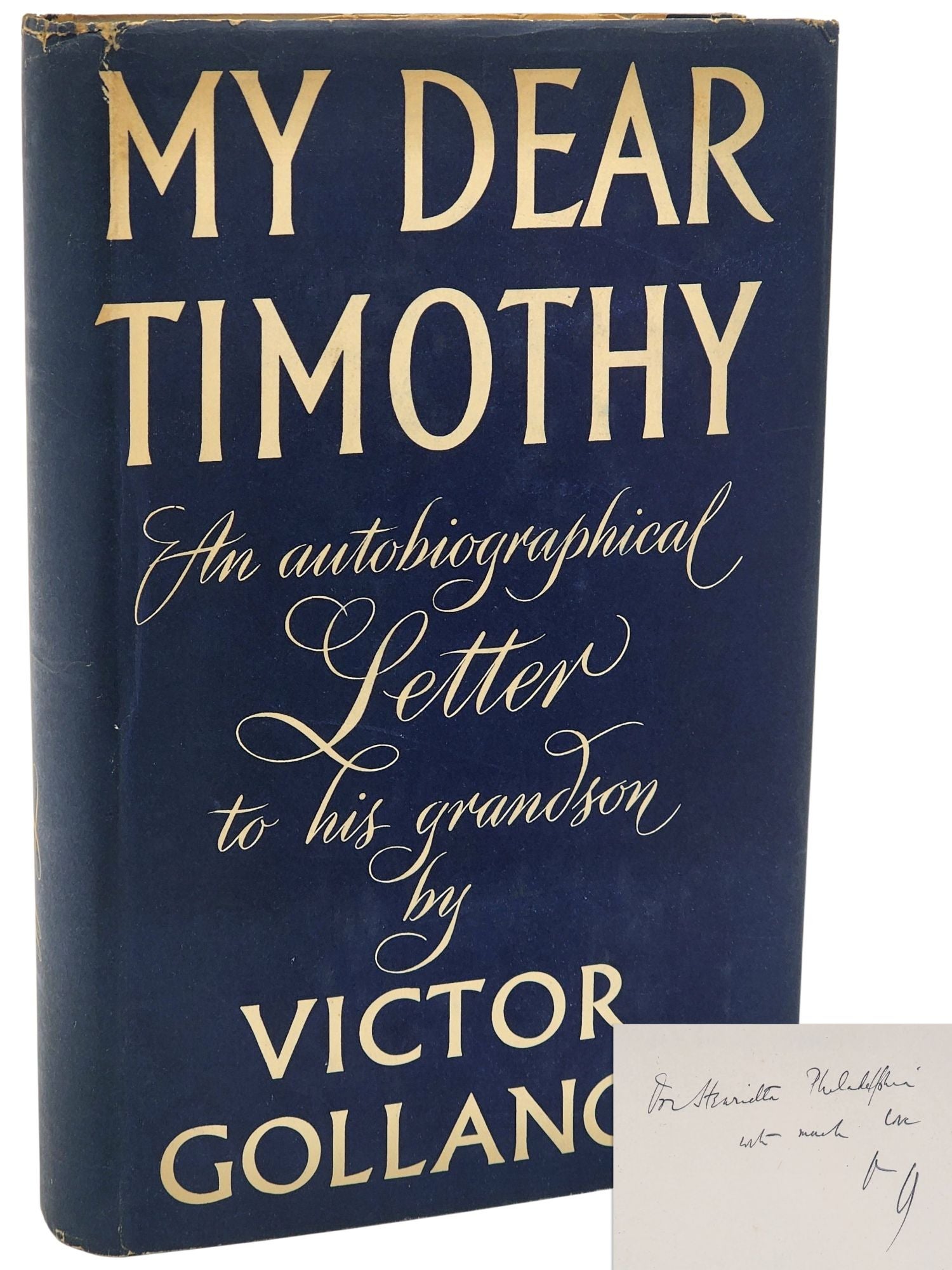 [Book #50877] MY DEAR TIMOTHY. Victor Gollancz.