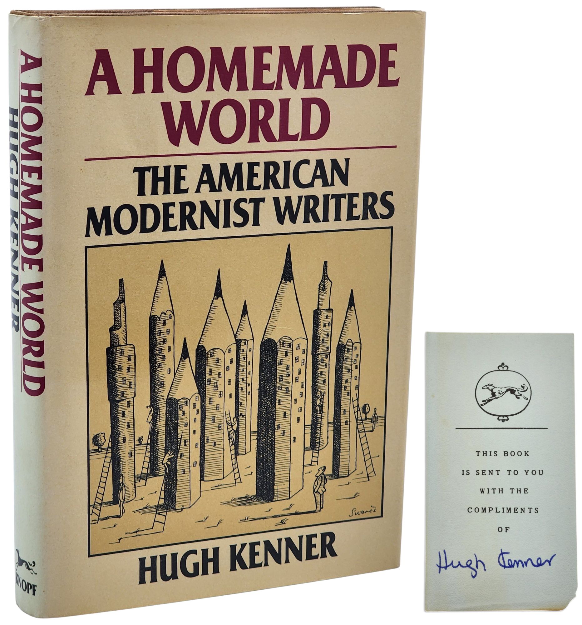 [Book #50897] A HOMEMADE WORLD. Hugh Kenner.