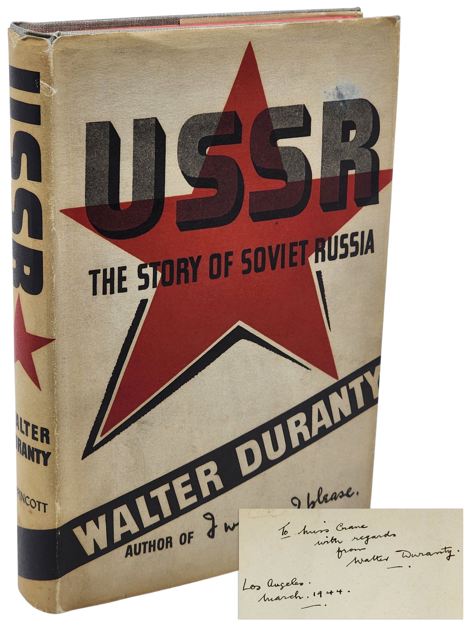 [Book #50961] USSR: THE STORY OF SOVIET RUSSIA. Walter Duranty.
