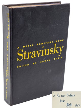 Book #50963] IGOR STRAVINSKY. Merle Armitage, Edwin Corle