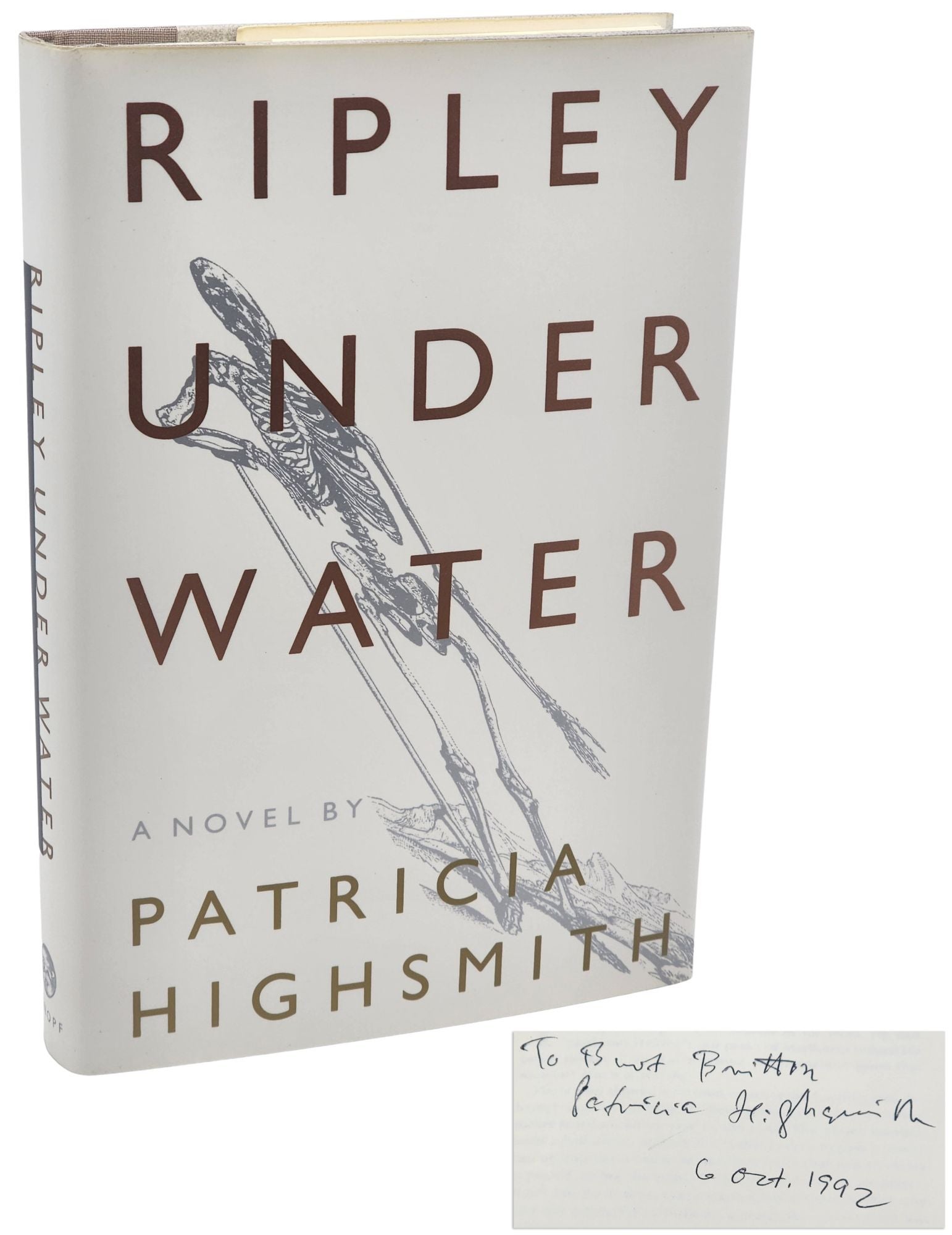 [Book #50967] RIPLEY UNDER WATER. Patricia Highsmith.