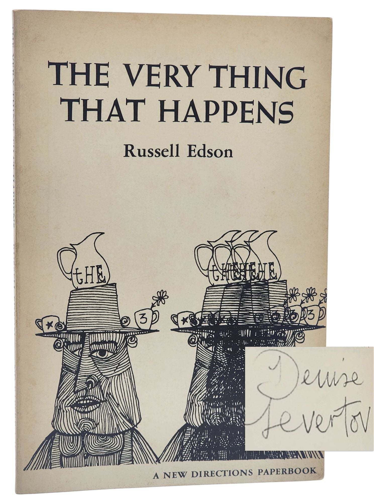 [Book #50982] THE VERY THING THAT HAPPENS. Denise Levertov, Russell Edson, Denise Levertov.
