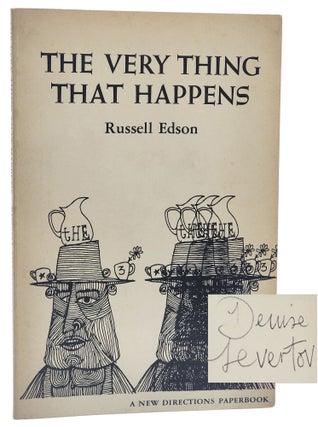 Book #50982] THE VERY THING THAT HAPPENS. Denise Levertov, Russell Edson, Denise Levertov