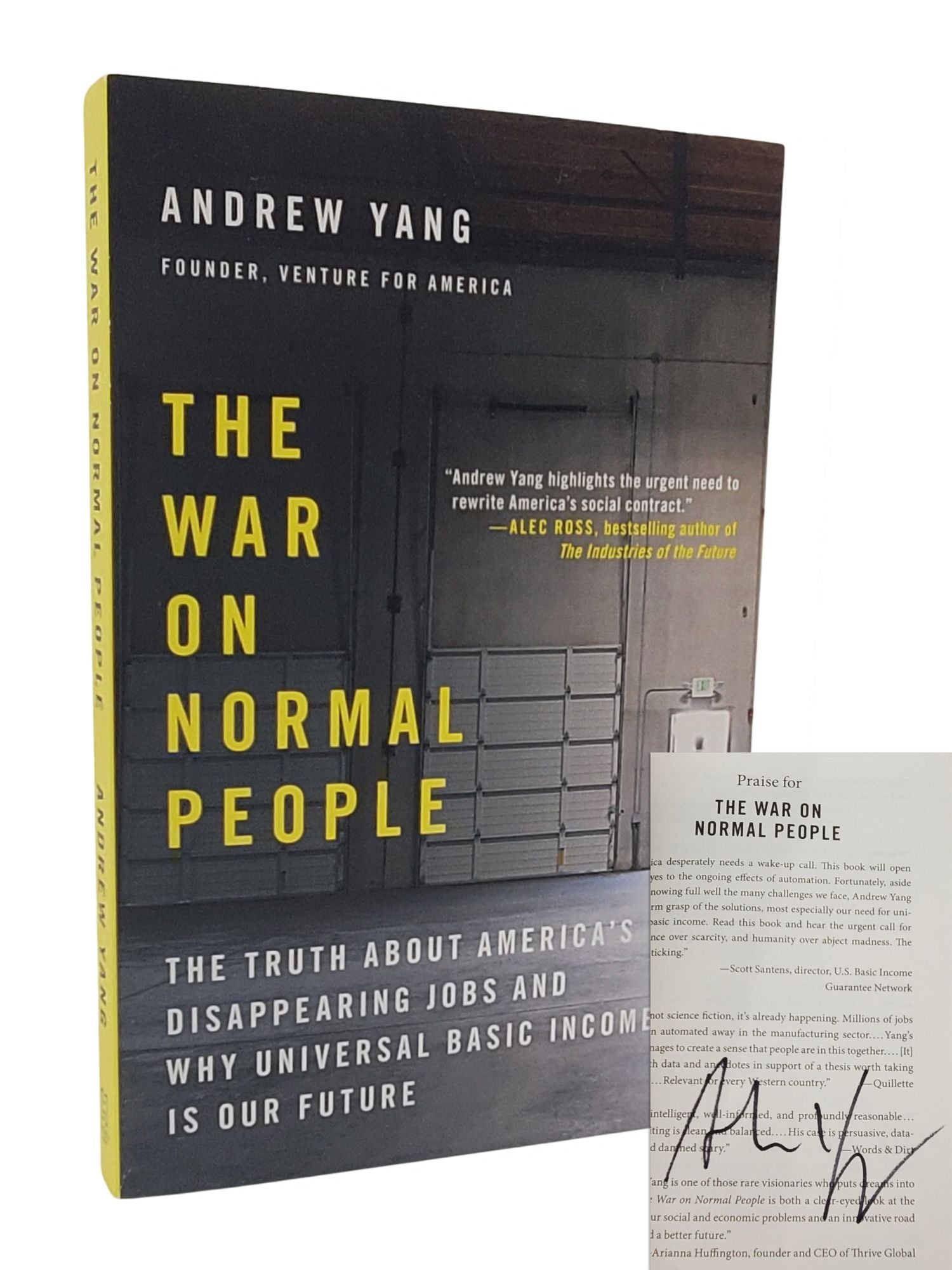 [Book #51027] THE WAR ON NORMAL PEOPLE. Andrew Yang.