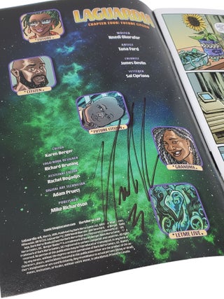 LAGUARDIA #1, #2, #4 - DARK HORSE COMICS - SET OF 3 - ALL SIGNED BY NNEDI OKORAFOR