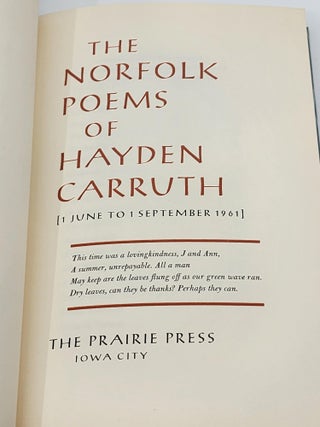 THE NORFOLK POEMS