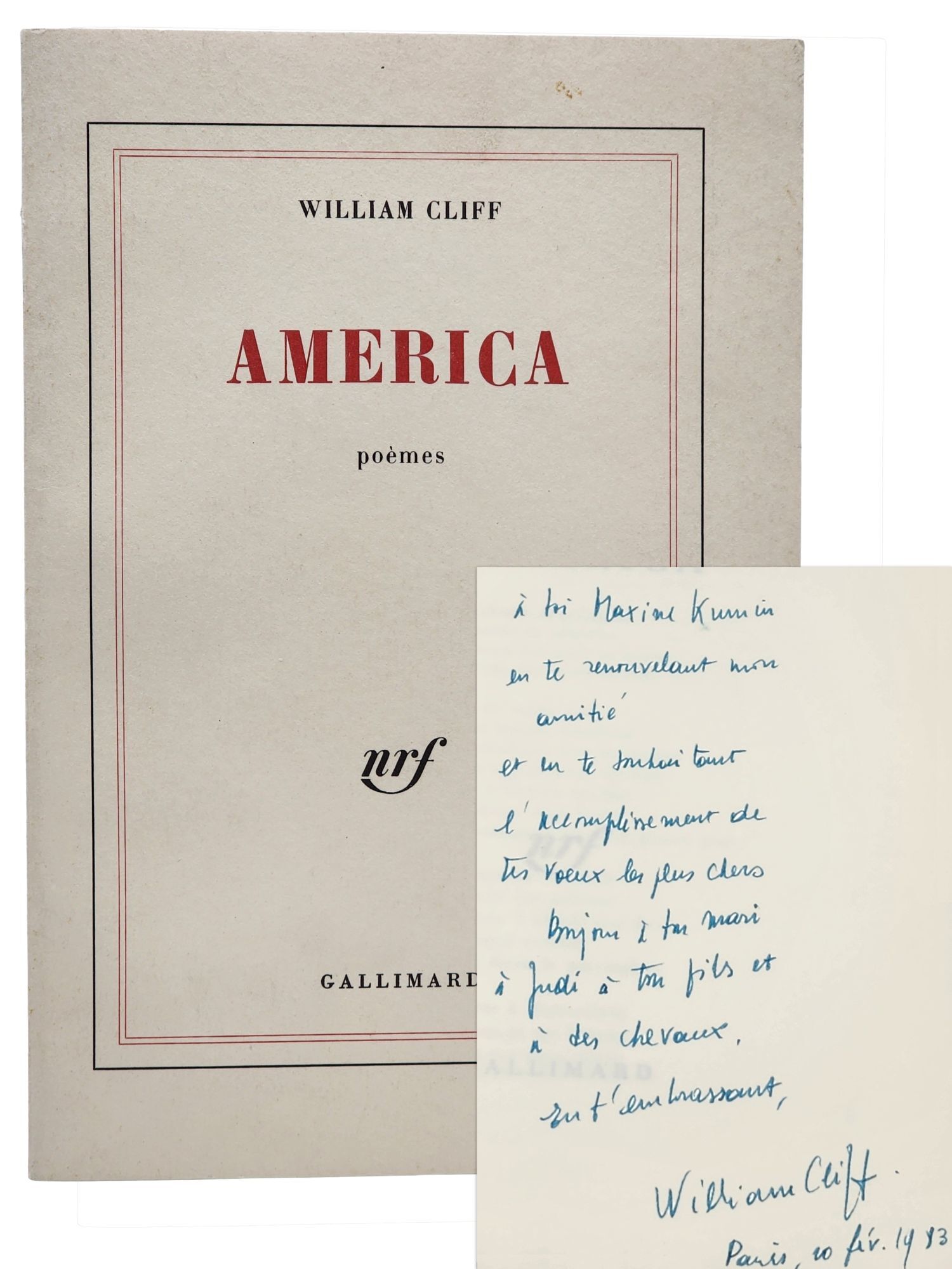 [Book #51153] AMERICA. William Cliff.