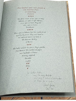 LYRIC VERSE: A PRINTER'S CHOICE