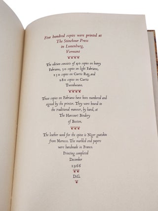 LYRIC VERSE: A PRINTER'S CHOICE
