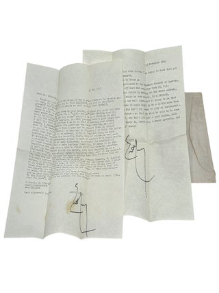 TWO TYPED LETTERS SIGNED, from Ernst Levy to a Fan of His Music (May 22, 1963 & November 23, 1964)
