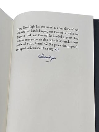 LONG ISLAND LIGHT ; POEMS AND A MEMOIR