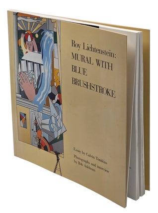 ROY LICHTENSTEIN: MURAL WITH BLUE BRUSHSTOKE