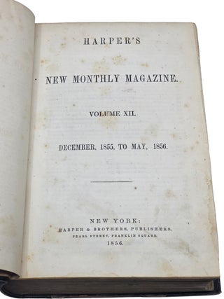 "JANUARY FIRST, A.D. 3000" in HARPER'S NEW MONTHLY MAGAZINE Volume XII December 1855 to May 1856