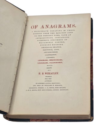 OF ANAGRAMS
