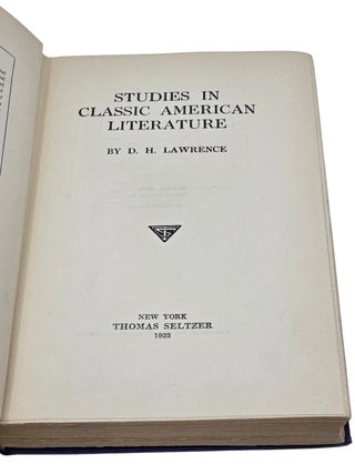STUDIES IN CLASSIC AMERICAN LITERATURE