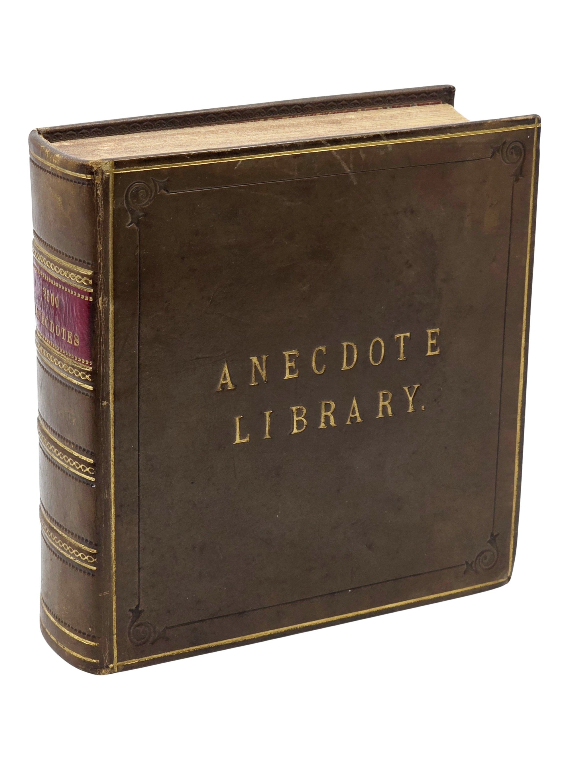 [Book #51375] ANECDOTE LIBRARY; Being the Largest Collection of Anecdotes Ever Assembled in a Single Volume. Anonymous.