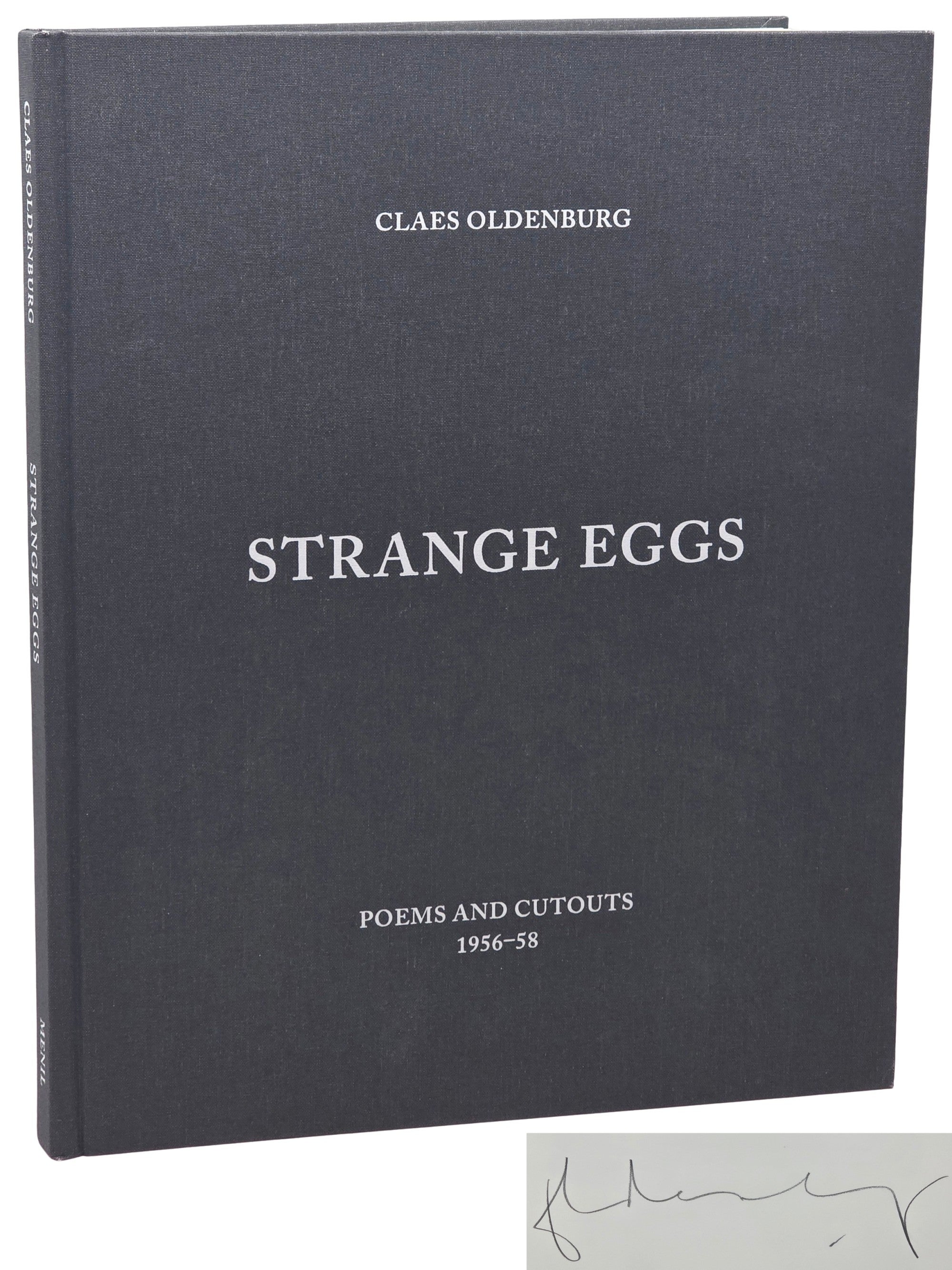 [Book #51378] STRANGE EGGS POEMS AND CUTOUTS 1956-58. Claes Oldenburg.