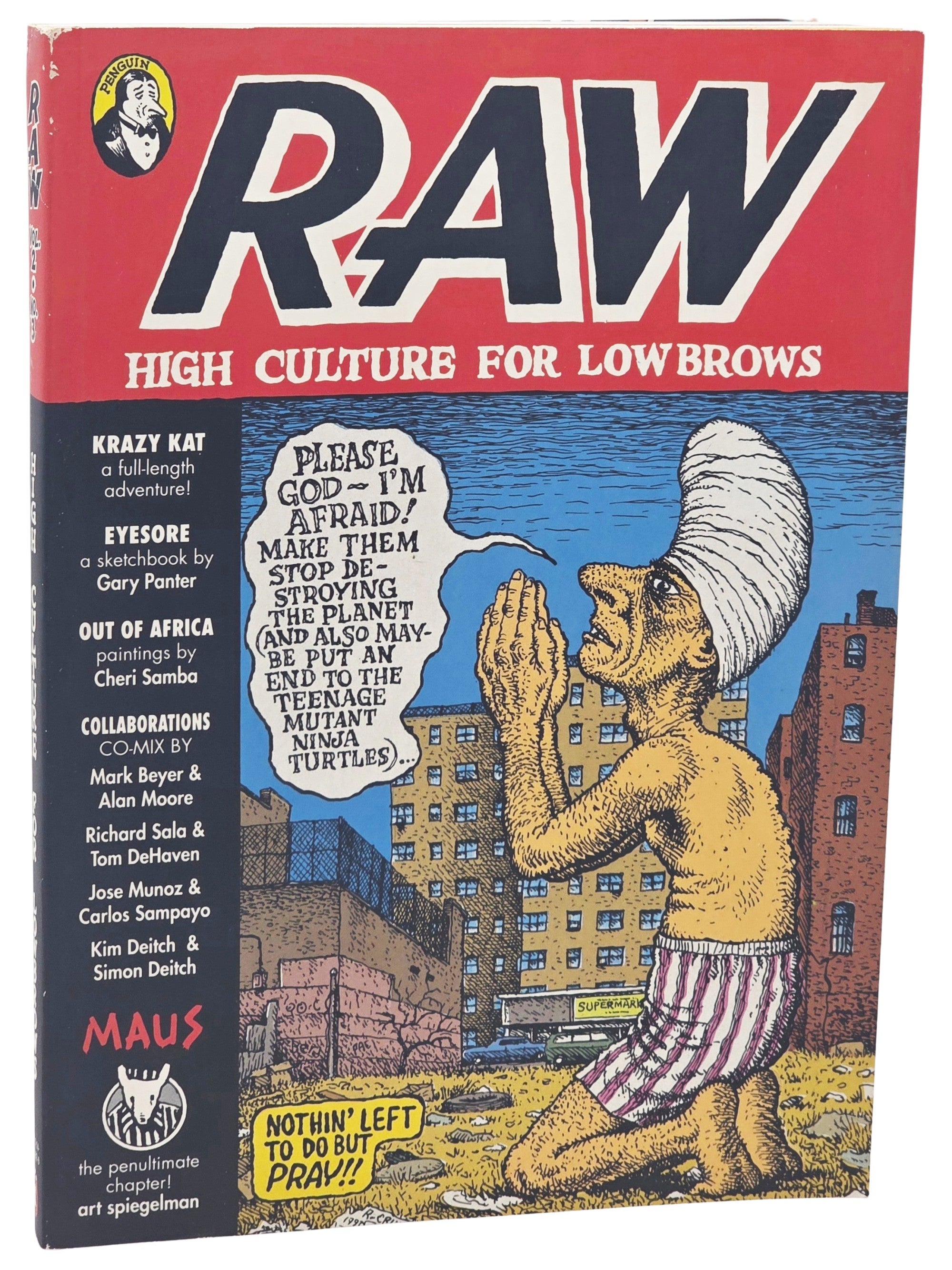[Book #51382] RAW : HIGH CULTURE FOR LOW BROWS. Vol. 2 No. 3. Art Spiegelman, Francoise Mouly.