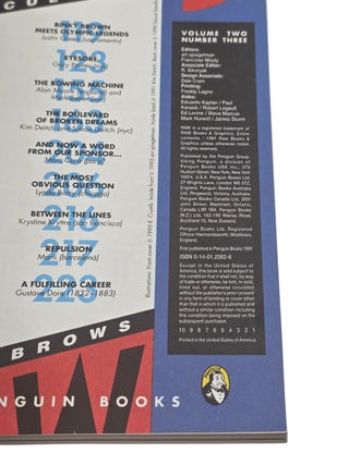 RAW : HIGH CULTURE FOR LOW BROWS. Vol. 2 No. 3