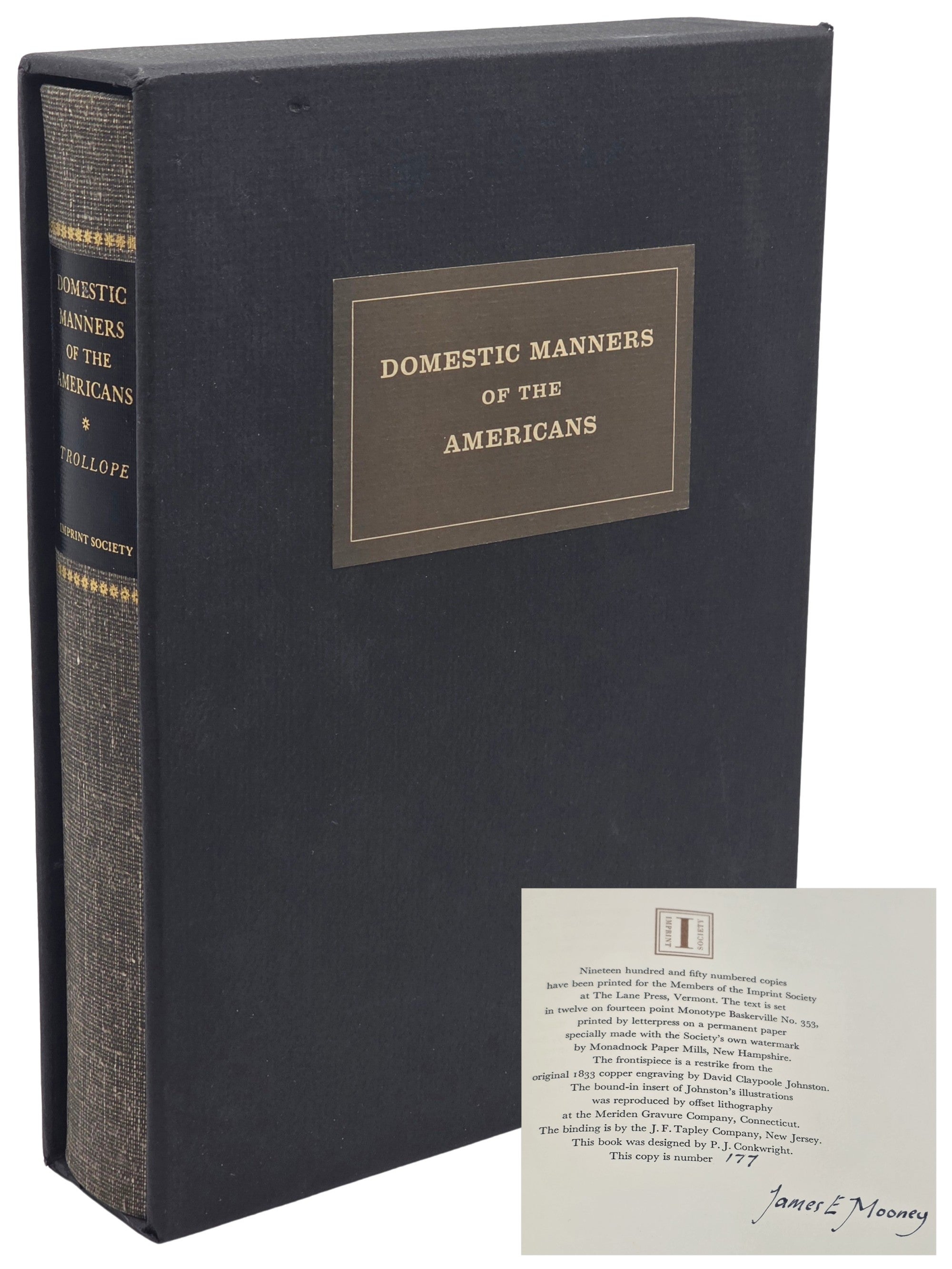 [Book #51391] DOMESTIC MANNERS OF THE AMERICANS. Frances Trollope, Fanny.