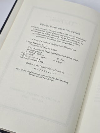 THE POEMS OF FRANÇOIS VILLON